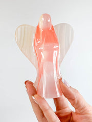 Onyx Orange Angel Carving