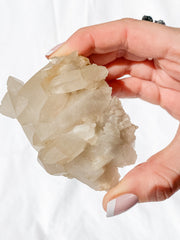 Smoky Himalayan Quartz Cluster with Inclusions 195g