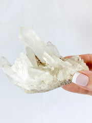 Quartz Cluster with Inclusions 280g