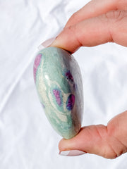 Ruby Fuchsite Heart | Large
