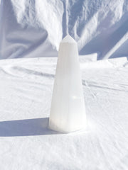 Selenite Polished Point | Medium