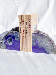 Died Agate Natural Bookend 3.9kg