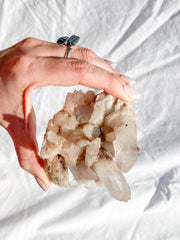 Himalayan Quartz Cluster with Inclusions 292g