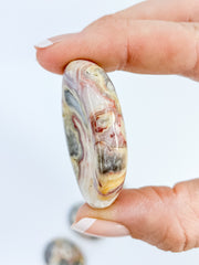 Crazy Lace Agate Worry Stone