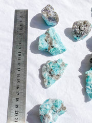 Amazonite with Mica/ Smoky Quartz/ Black Tourmaline Natural | Small