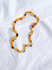Amber Baby Teething Necklace Polished