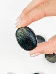 Golden Obsidian Worry Stone