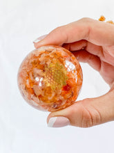 Orgonite Carnelian Sphere | X Large
