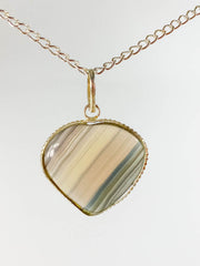 Fluorite Heart Pendant