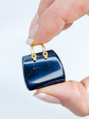 Black Obsidian Bag Carving | Mini