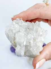 Divine Trio: Citrine + Clear Quartz + Amethyst | X Large