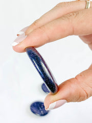 Blue Gold Stone Worry Stone