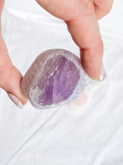 Calming Seer Trio Medium: Amethyst + Rose Quartz + Clear Quartz