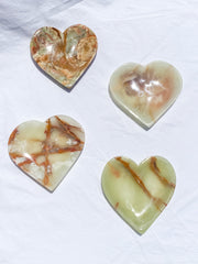 Green Onyx Heart Bowl | X Large