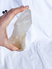 Himalayan Quartz Natural Point with Inclusions 273g