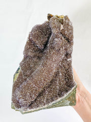 Black Amethyst CutBase Cluster 3kg