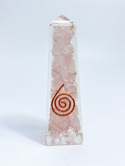 Orgonite Rose Quartz Obelisk | Medium