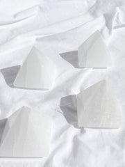 Selenite Pyramid | Small