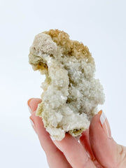 White Heulandite Cluster 75g