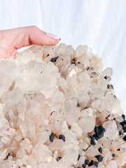 Himalayan Quartz Cluster with Inclusions Double Sided ShowPiece 3.9kg
