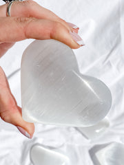 Selenite Heart | XXX Large