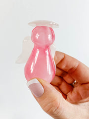 Onyx Pink Angel Carving