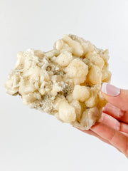 Stilbite Heart Cluster with Inclusions 434g