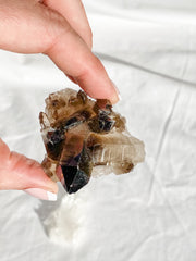 Balance Duo: Clear Quartz + Smoky Quartz | Medium