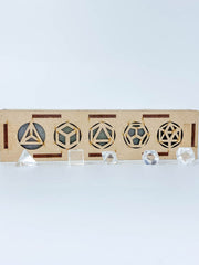 Platonic Solid Sacred Geometry | Clear Quartz