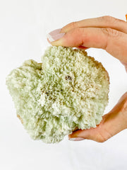Scolecite Cluster with Inclusions 318g
