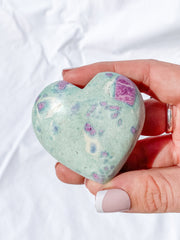 Ruby Fuchsite Heart | Large