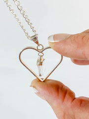 Love Crystals Pendant Clear Quartz