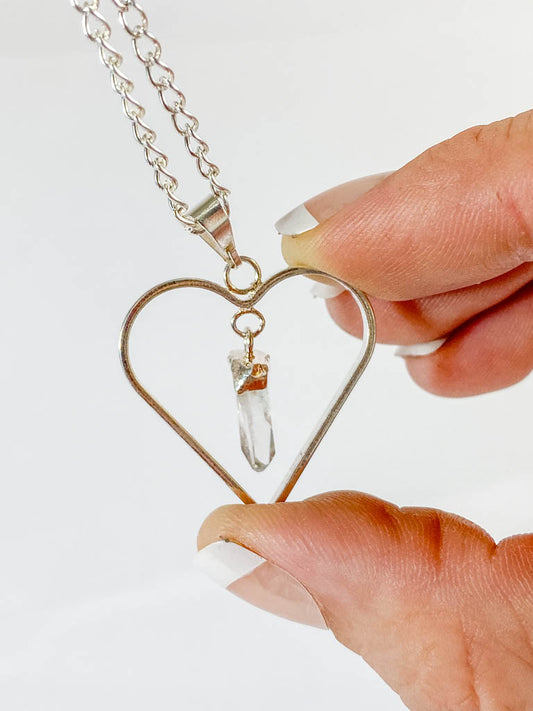 Love Crystals Pendant Clear Quartz