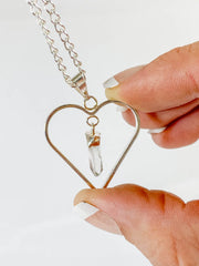 Love Crystals Pendant Clear Quartz