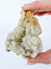 White Heulandite Cluster 75g