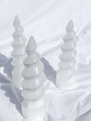 Selenite Unicorn Horn | Large