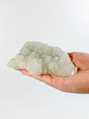 Apophyllite Cluster with Druzy Inclusions 326g