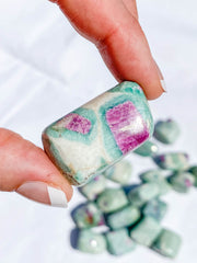 Ruby Fuchsite Tumbles | Medium