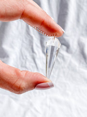 Clear Quartz Pendulum