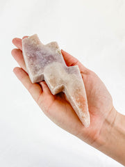 Pink Amethyst Lightning Bolt 209g