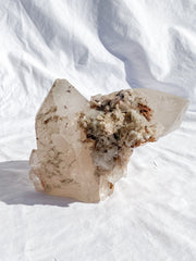 Smoky Himalayan Quartz with Inclusions CutBase Cluster 1.6kg