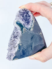 Amethyst Cut Base Cluster 421g