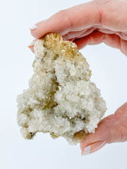 White Heulandite Cluster 75g