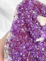 Amethyst Quartz Druzy CutBase Cluster 1.5kg