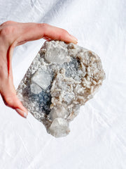 Apophyllite with Inclusions Cluster 545g