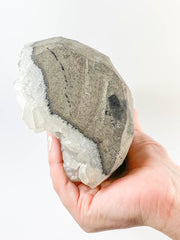 Apophyllite Chalcedony and Stilbite Cut Base Cluster 3.2kg