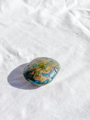 Azurite and Malachite Polished Freeform 103g