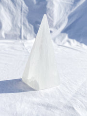 Selenite Obelisk | Medium