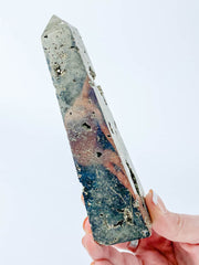 Pyrite with Cavities Obelisk 515g