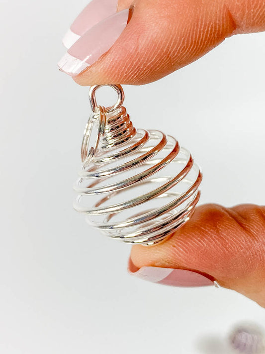 Silver Spiral Pendant